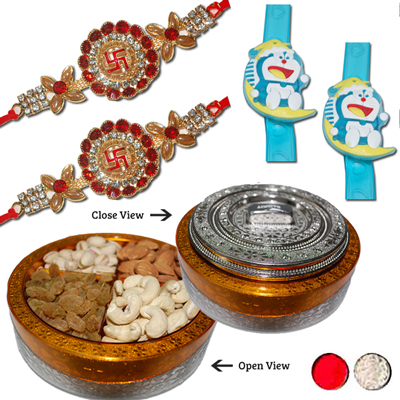 "Family Rakhis - code FHN19 - Click here to View more details about this Product